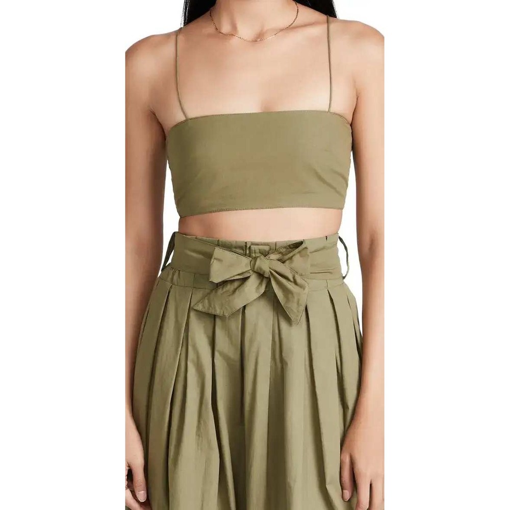 SWF Green Crop Top‎ Size XS